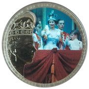 50 Pence - Elizabeth II Coronation - Waving From Buckingham Palace Balcony, United Kingdom, 2018 reverse image