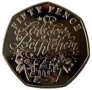 50 Pence - Elizabeth II O Little Town Of Bethlehem, United Kingdom, 2020 reverse image