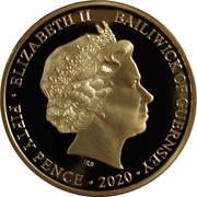 50 Pence - Elizabeth II 75th Anniversary of VE Day obverse image