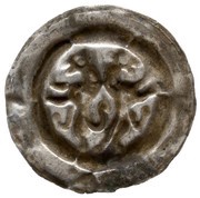 Denier Bracteate - Ottokar II small, Bohemia, 1253-1270 reverse image