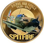 50 Pence - Elizabeth II RAF - Spitfire, United Kingdom, 2020 reverse image