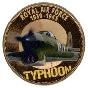 50 Pence - Elizabeth II RAF - Typhoon, United Kingdom, 2020 reverse image