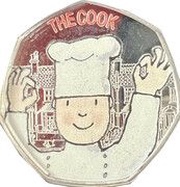 50 Pence - Elizabeth II The Cook, United Kingdom, 2021 reverse image