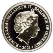 50 Pence - Elizabeth II Her Majesty Queen Elizabeth II 95th Birthday photographic collection obverse image