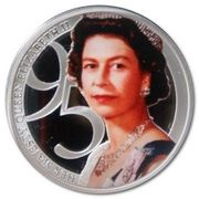 50 Pence - Elizabeth II Her Majesty Queen Elizabeth II 95th Birthday photographic collection, United Kingdom, 2021 reverse image
