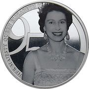 50 Pence Elizabeth II "Her Majesty Queen Elizabeth II 95th birthday photographic collection", United Kingdom, 2021 reverse image