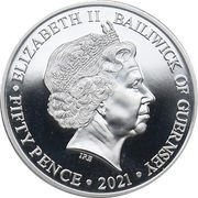 50 Pence Elizabeth II "Her Majesty Queen Elizabeth II 95th birthday photographic collection" obverse image