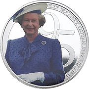 50 Pence Elizabeth II "Her Majesty Queen Elizabeth II 95th birthday photographic collection", United Kingdom, 2021 reverse image