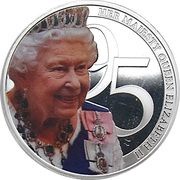 50 Pence Elizabeth II "Her Majesty Queen Elizabeth II 95th birthday photographic collection", United Kingdom, 2021 reverse image