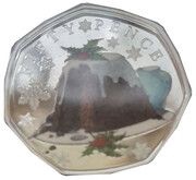 50 pence - Elizabeth II Christmas traditions, United Kingdom, 2021 reverse image