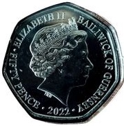 50 Pence - Elizabeth II Around the World in 80 Days - Allahabad obverse image