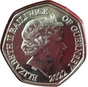 50 Pence - Elizabeth II Traditional Christmas - Ice Skating obverse image