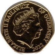 50 Pence - Elizabeth II Head of the Commonwealth; Gold Plated obverse image