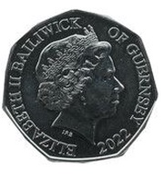 50 Pence - Elizabeth II Head of the Commonwealth; Silver and Gold Plated obverse image