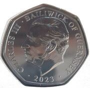 50 Pence - Charles III Coronation Regalia - The Ancient Coronation Spoon obverse image