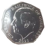 50 Pence - Charles III Coronation Regalia - The Sovereign's Orb obverse image