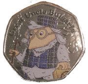 50 Pence - Charles III The Wombles - Great Uncle Bulgaria, coloured, United Kingdom, 2023 reverse image
