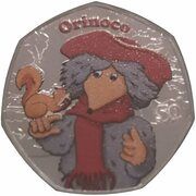 50 Pence - Charles III The Wombles - Orinoco; Coloured, United Kingdom, 2023 reverse image