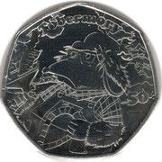 50 Pence - Charles III The Wombles - Tobermory, United Kingdom, 2023 reverse image