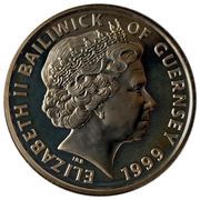1 Pound - Elizabeth II The Queen Mother - Silver obverse image