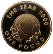 1 Pound - Elizabeth II Millennium 2000, United Kingdom, 2000 reverse image
