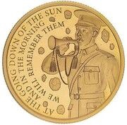 1 Pound - Elizabeth II Centenary of the First World War, United Kingdom, 2018 reverse image