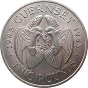 2 Pounds - Elizabeth II Liberation, United Kingdom, 1985 reverse image