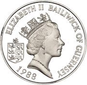 2 Pounds - Elizabeth II King William II - silver obverse image