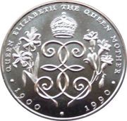 2 Pounds - Elizabeth II The Queen Mother's 90th Birthday, United Kingdom, 1990 reverse image