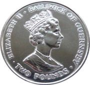 2 Pounds - Elizabeth II 40th Anniversary of the Coronation obverse image