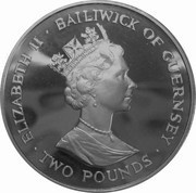 2 Pounds - Elizabeth II Emperor Moth - Silver obverse image
