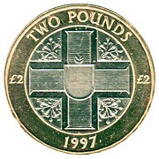 2 Pounds - Elizabeth II 3rd portrait reverse image