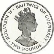 2 Pounds - Elizabeth II Brimstone Butterfly; Silver Proof obverse image