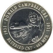 2 Pounds Donald Campbell - Bluebird CN7 reverse image