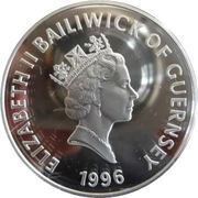 5 Pounds - Elizabeth II 70th Birthday - Silver obverse image