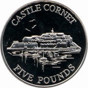 5 Pounds - Elizabeth II Castle Cornet, United Kingdom, 1997 reverse image