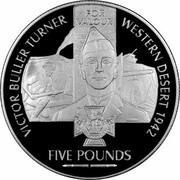 5 Pounds - Elizabeth II Victoria Cross - Victor Buller Turner, United Kingdom, 2006 reverse image