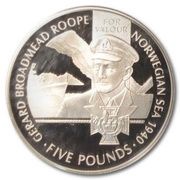 5 Pounds - Elizabeth II Victoria Cross - Gerard Roope, United Kingdom, 2006 reverse image