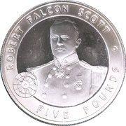 5 Pounds - Elizabeth II Robert Falcon Scott, United Kingdom, 2006-2009 reverse image