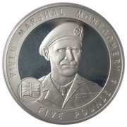 5 Pounds - Elizabeth II Field Marshall Montgomery, United Kingdom, 2007 reverse image