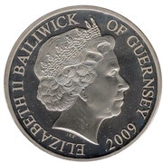 5 Pounds - Elizabeth II 40th Anniversary-Landing on the Moon obverse image