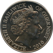 5 Pounds Elizabeth II Liberation of Guernsey obverse image