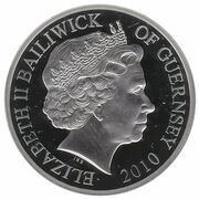 5 Pounds Elizabeth II Liberation of Guernsey obverse image