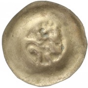 Denier Bracteate - Ottokar II medium, Bohemia, 1270-1278 reverse image