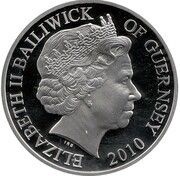 5 pounds - Elizabeth II Revolution to Restoration - Silver proof obverse image