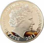 5 Pounds - Elizabeth II British Army; Silver Proof obverse image