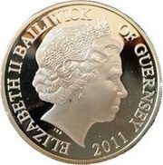 5 Pounds - Elizabeth II Royal Navy; Silver Proof obverse image