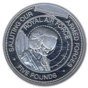 5 Pounds - Elizabeth II Royal Air Force; Silver Proof, United Kingdom, 2012 reverse image
