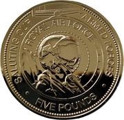 5 Pounds - Elizabeth II Royal Air Force, United Kingdom, 2012 reverse image