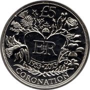 5 Pounds - Elizabeth II Diamond Jubilee, United Kingdom, 2013 reverse image